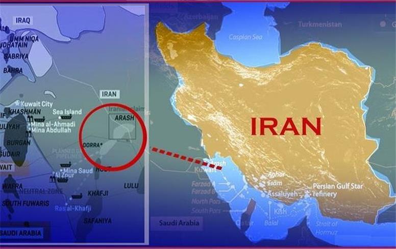 میدان گازی آرش متلعق به کویت و عربستان سعودی است