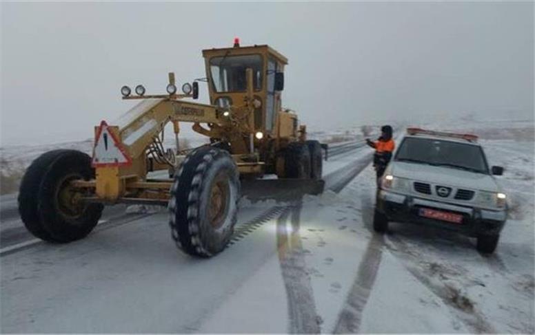 بارش برف و باران در ۱۴ استان