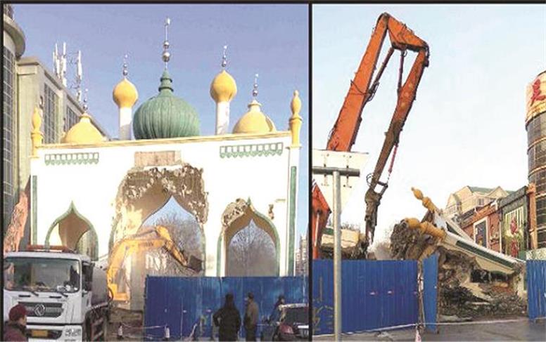 تخریب مساجد در ایالات سین کیانگ