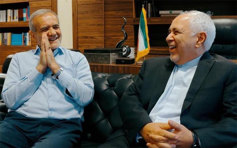 ظریف با پزشکیان دیدار کرد