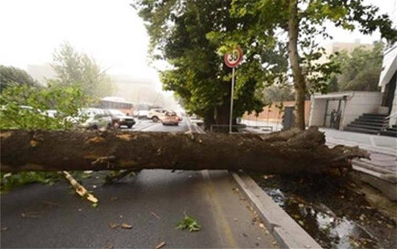 پیش‌بینی تندبادهای لحظه‌ای برای تهران و برخی استان‌ها