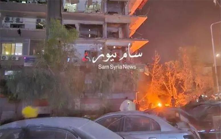 موشک باران ساختمانی در نزدیکی سفارت ایران در دمشق