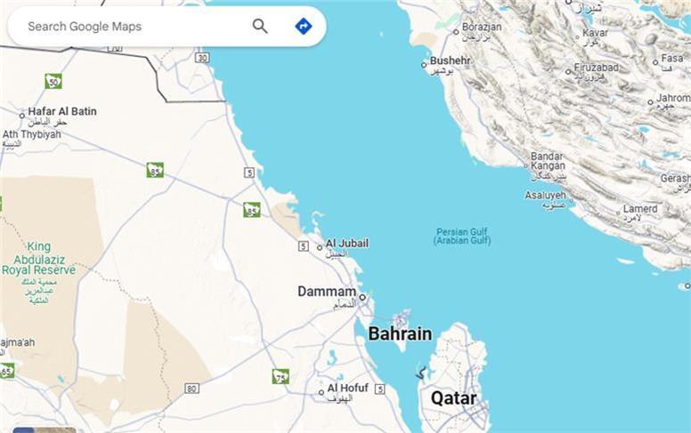 گوگل نام خلیج فارس را تغییر داد!