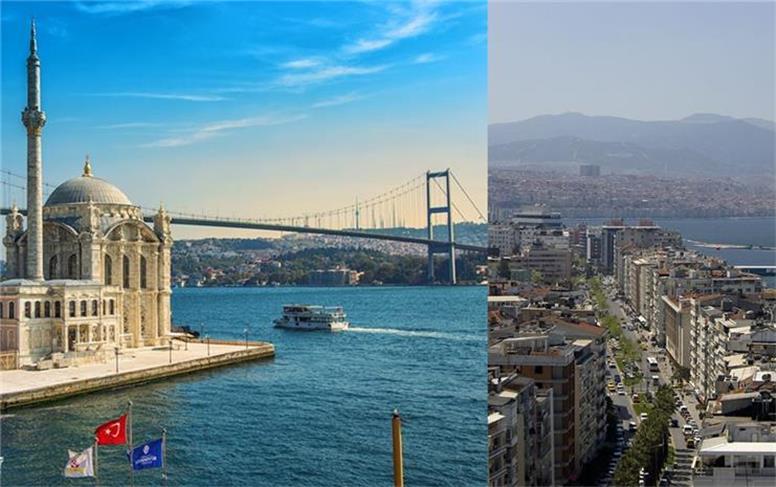 مقایسه قیمت بلیط تهران ازمیر با آنتالیا و استانبول