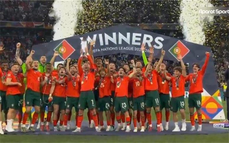 رونالدو با چشم های گریان فاتح لیگ ملت های اروپا شد