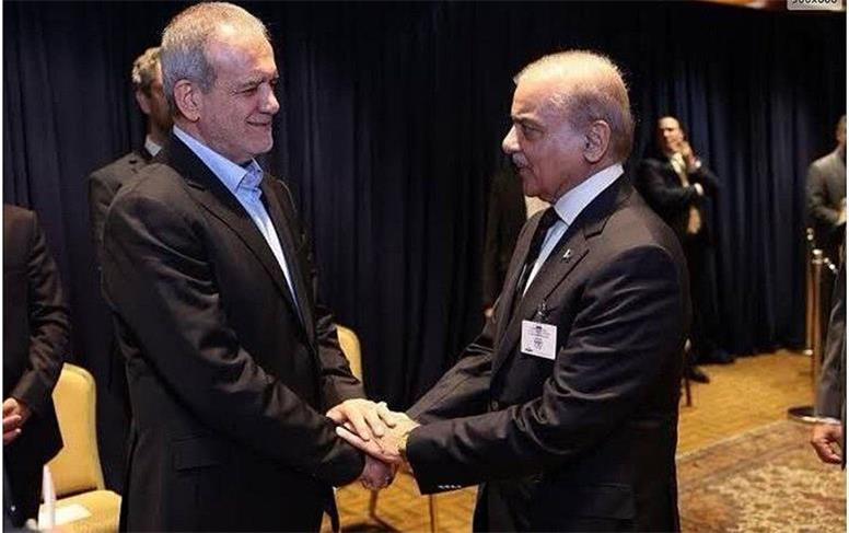 استقبال رسمی پزشکیان از نخست‌وزیر پاکستان