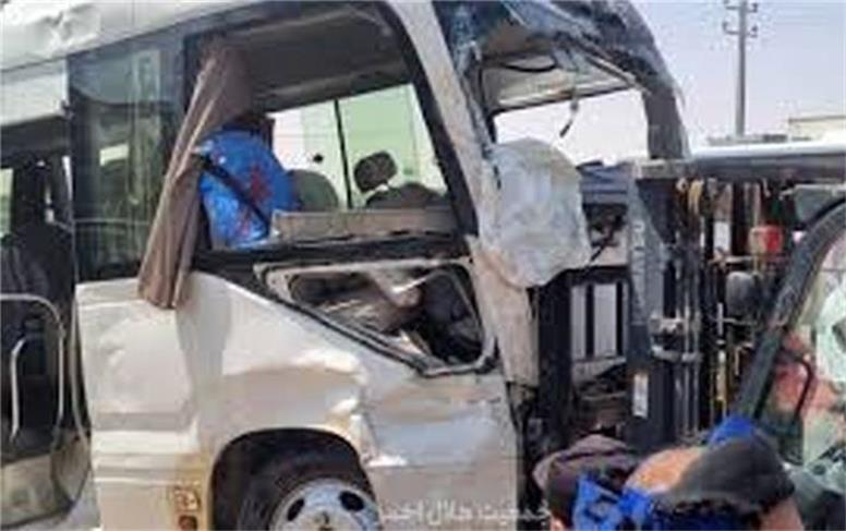 ۴ فوتی و ۵۷ مصدوم در تصادف اتوبوس زائران ایرانی
