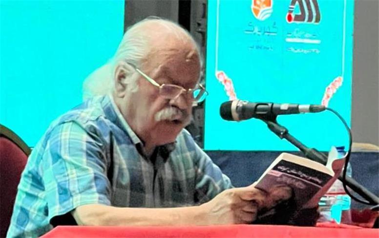 قصه خوانی بهزاد فراهانی در همایش فعالان فرهنگی گردشگری گهرپارک