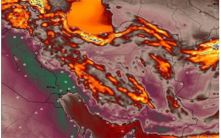 بارش باران در ۵ استان کشور