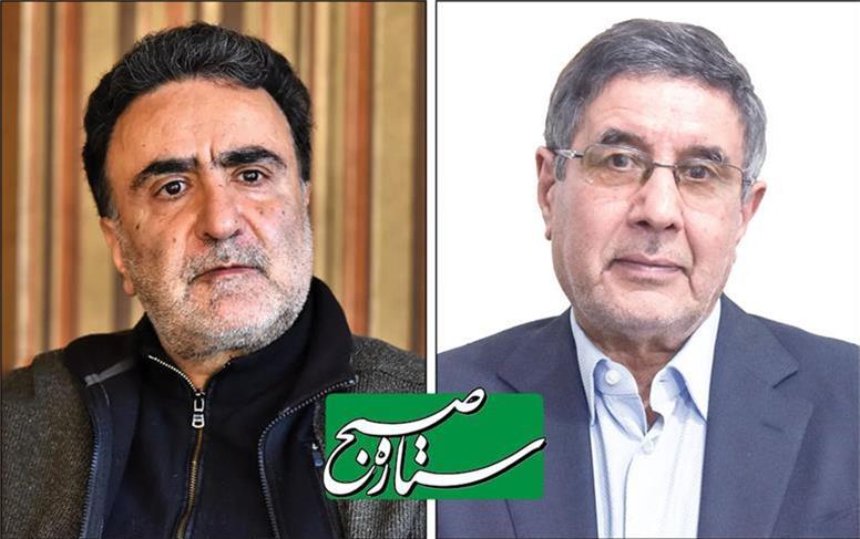دیدار علی صالح آبادی با مصطفی تاجزاده، زندانی سیاسی