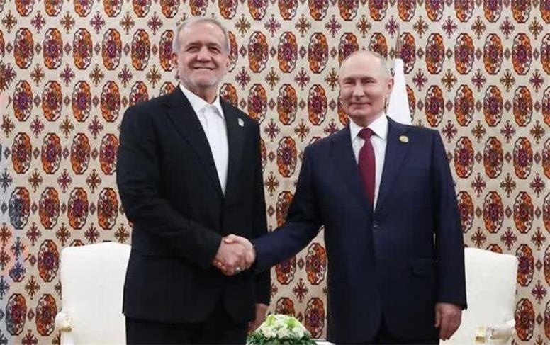 پزشکیان در دیدار پوتین: مصمم هستیم توافق جامع ایران و روسیه را اجرایی کنیم