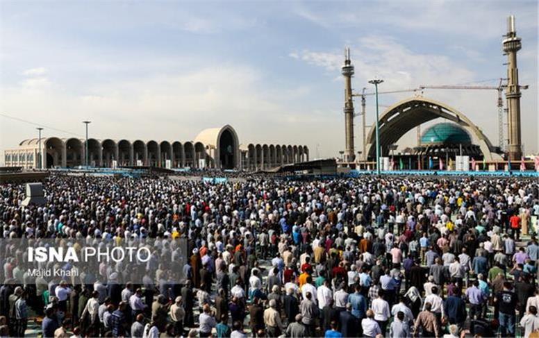اقامه نماز عید سعید فطر در مصلای تهران