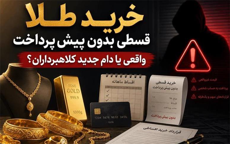 خرید طلا قسطی بدون پیش پرداخت: واقعی یا دام جدید کلاهبرداران؟