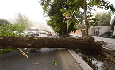 پیش‌بینی تندبادهای لحظه‌ای برای تهران و برخی استان‌ها