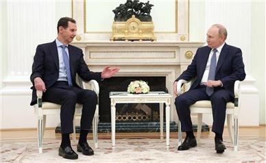 دیدار پوتین با اسد در کاخ کرملین
