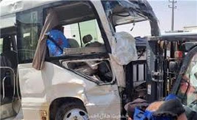 ۴ فوتی و ۵۷ مصدوم در تصادف اتوبوس زائران ایرانی