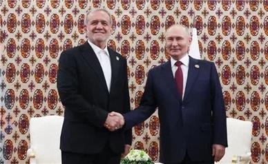 پزشکیان در دیدار پوتین: مصمم هستیم توافق جامع ایران و روسیه را اجرایی کنیم