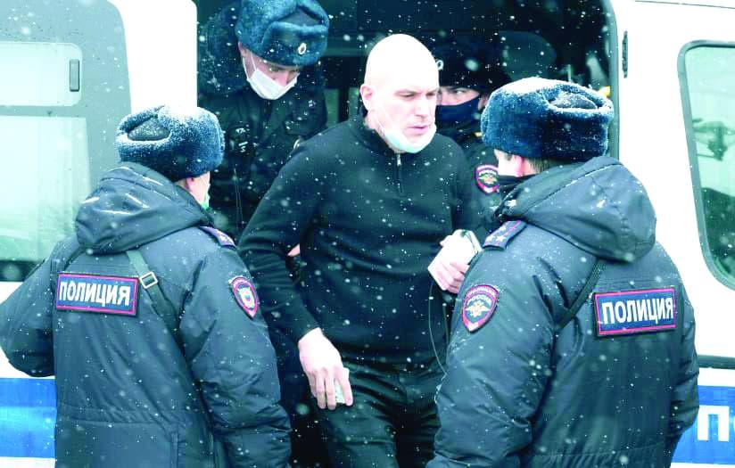 بازداشت 200 نفر از مخالفان سیاسی پوتین