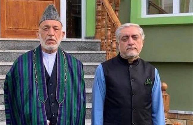 حصر خانگی کرزای و عبدالله توسط طالبان