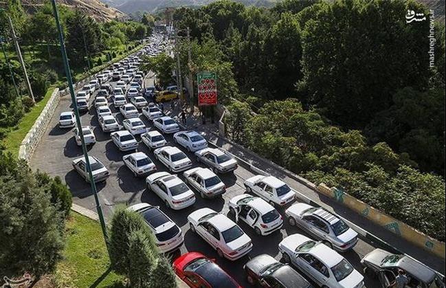 ترافیک سنگین در محورهای شمالی و مرز مهران