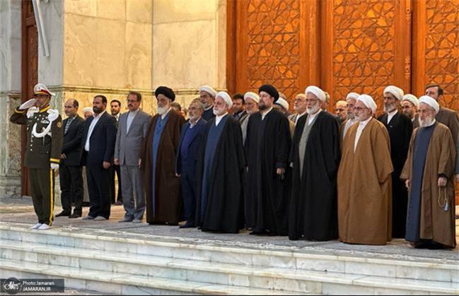 رئیس قوه قضائیه و مسئولان عالی قضایی با آرمان‌های حضرت امام خمینی (س) تجدید میثاق کردند