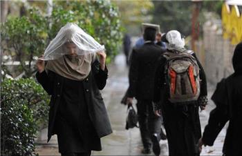 تشدید بارش‌ها از فردا در کشور و بارش برف در تهران