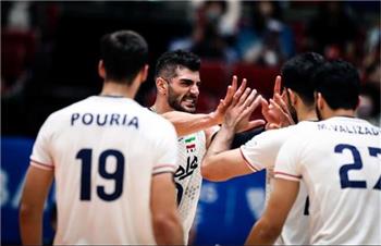 نخستین پیروزی والیبال ایران در لیگ ملت‌ها