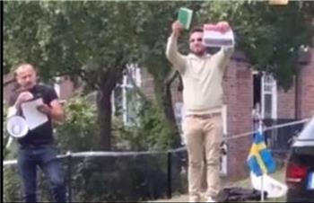 هتاکی مجدد به قرآن کریم در بیرون سفارت عراق در استکهلم