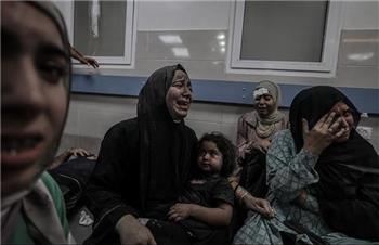 هزاران شهید و زخمی در حمله به یک بیمارستان در غزه