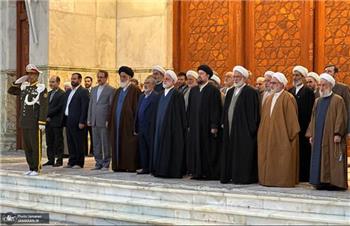 رئیس قوه قضائیه و مسئولان عالی قضایی با آرمان‌های حضرت امام خمینی (س) تجدید میثاق کردند