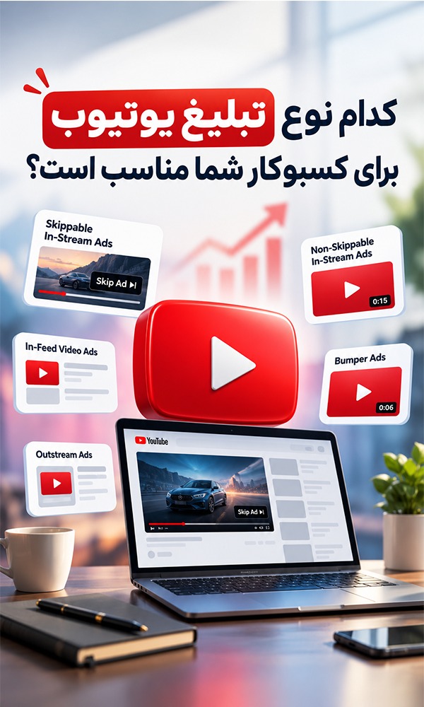 کدام نوع تبلیغ یوتیوب برای کسب‌وکار شما مناسب است؟