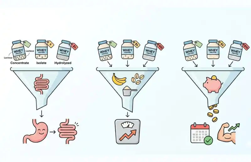 بهترین پروتئین وی برای افراد لاغر