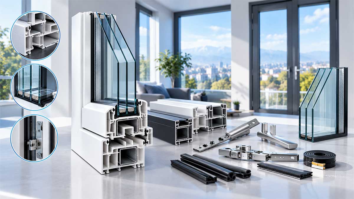 شناخت ویژگی‌های فنی و معیارهای کیفیت بهترین درب و پنجره UPVC 