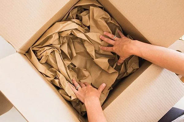 پر کردن فضای خالی کارتن اسباب کشی