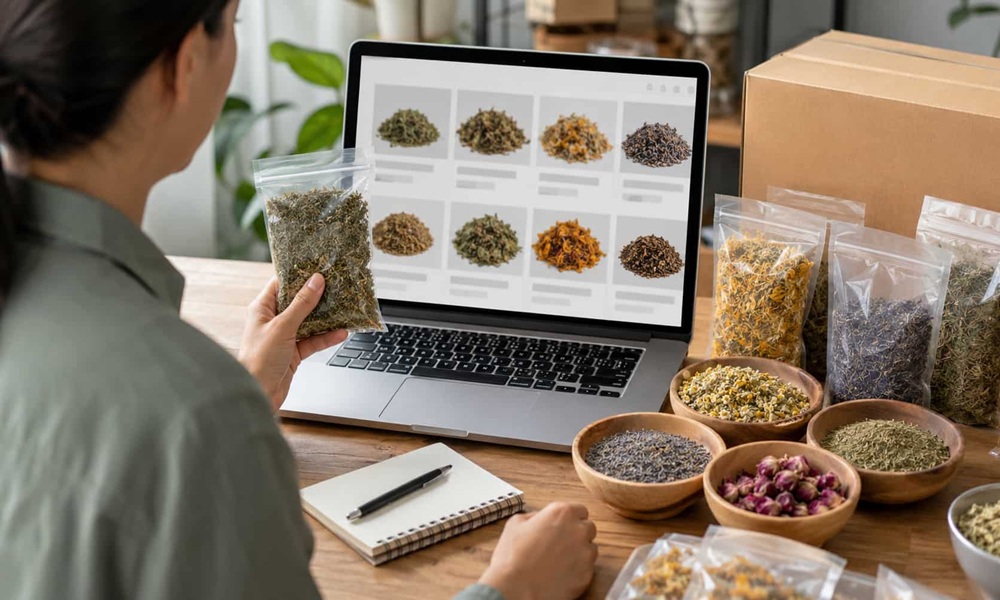 بازار فروش سبزی خشک اینترنتی