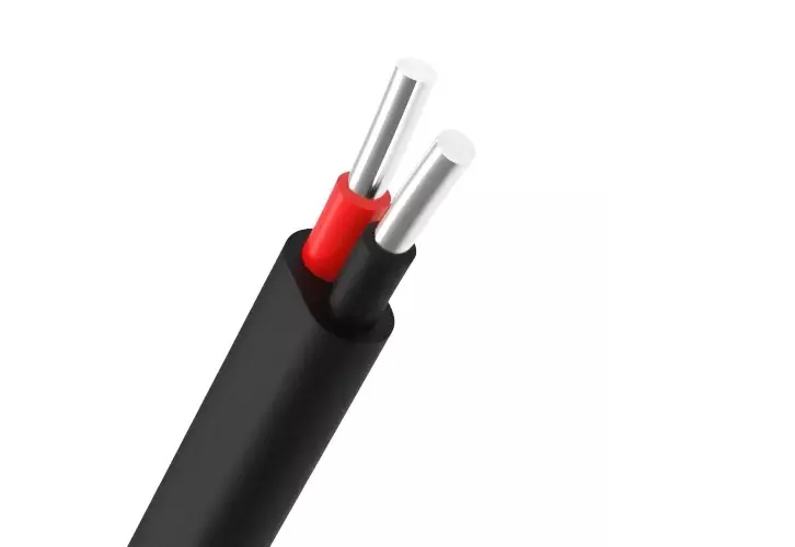 S.K. LITE 16 Sq.mm 2 Core Aluminium Solid Cable Black (90 m)