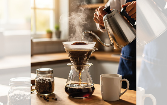 استفاده از روش‌های دم‌آوری مختلف برای طعم بهتر قهوه